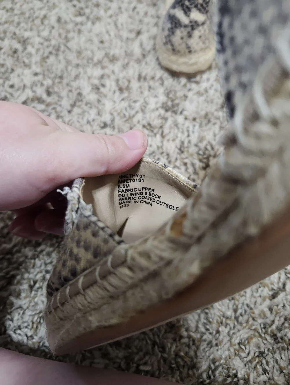 Steve Madden slip espadrilles